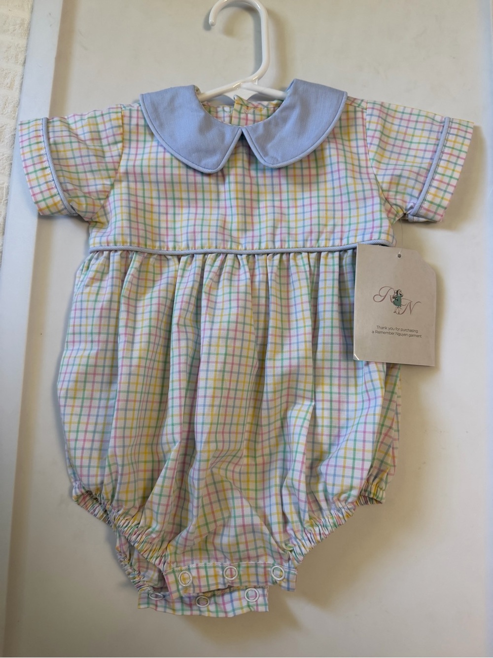 Remember Nguyen NWT 3M pastel check